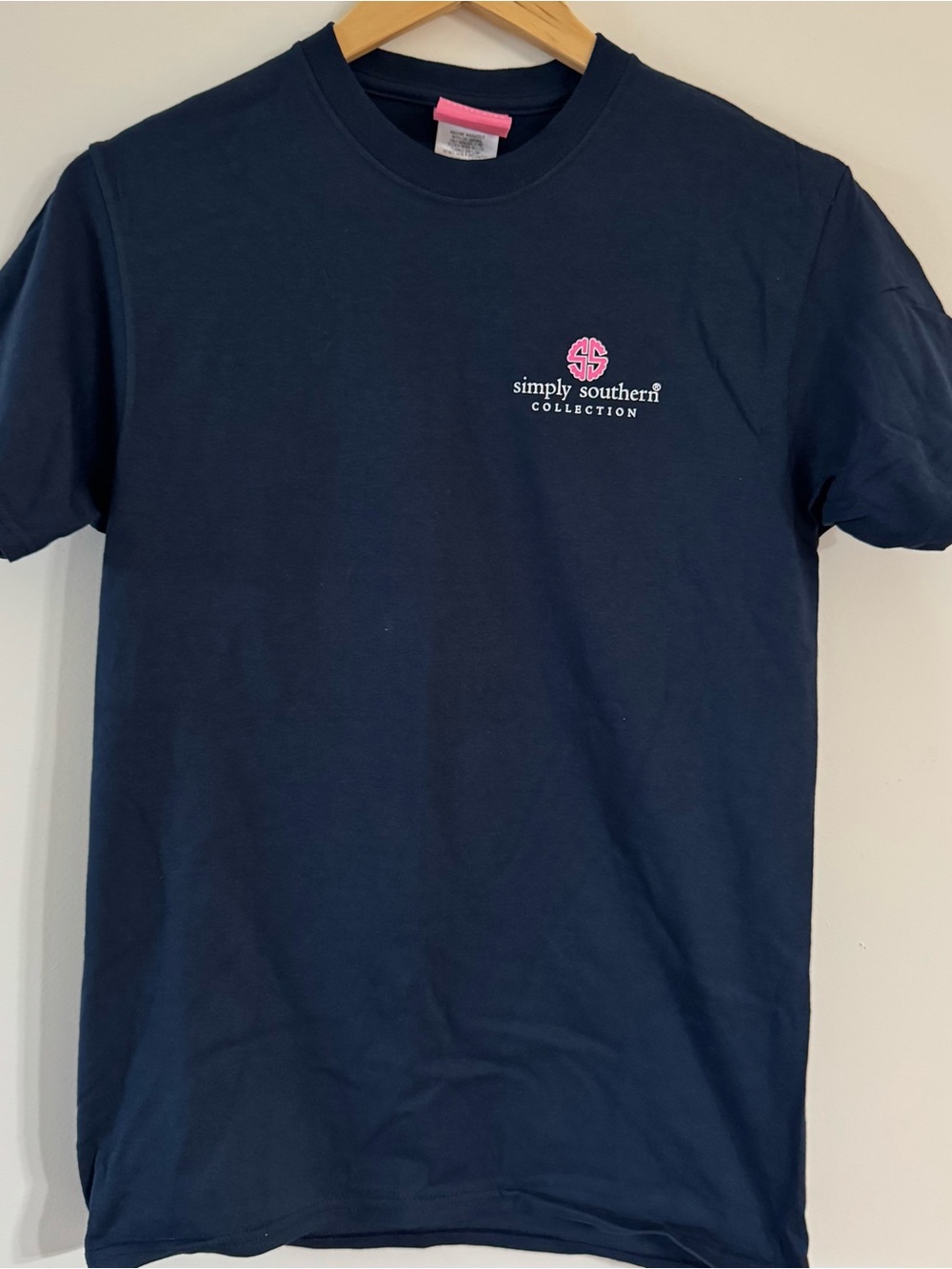 Simply Southern Navy Short-Sleeve T-Shirt DON’T WANNA TACO ABOUT IT Small